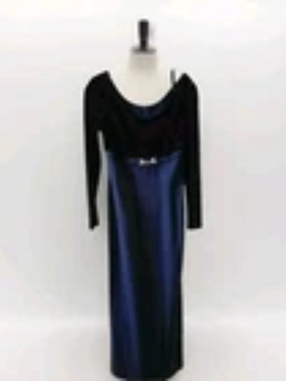 Vintage 80s Scott McClintock Velvet Formal Dress 6